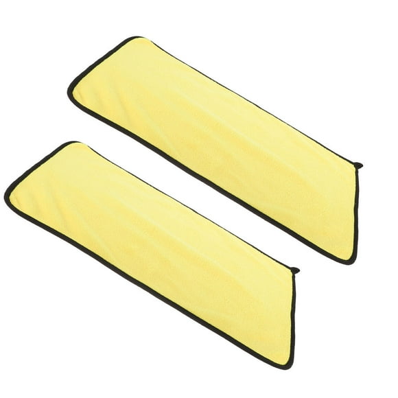 unbranded 2Ud Paños De Microfibra Amarillos Para Limpieza Y De Motocicletas Multiusos Reutilizables