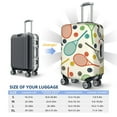thumbnail image 6 of Lsque Racket and Tennis Ball Printed Luggage Cover, Travel Luggage Protector,Scratch and Dirt Resistant, Fits 18-32 Inch Luggage - X-Large, 6 of 9