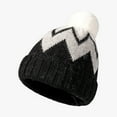 thumbnail image 2 of beishanbush Baseball Caps Women's Fashion Casual Wool Ball Woolen Hat Solid Warm Outdoor Knitted Hat Black, 2 of 2