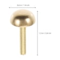 thumbnail image 2 of KONTONTY 8 Pcs Wall Fasteners for Furniture Brass Screws for Home Use, 2 of 5