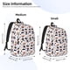 thumbnail image 2 of Disketp Pirate Theme Mochila de Lona Estampada, Mochila Escolar de Viaje Ligera para Estudiantes y Portátil-Medium, 2 of 5