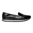 thumbnail image 3 of Mocasines Mujer Suela Ancha Tipo Piel Con Acabados Casuales negro 26 Incógnita 024DQ0, 3 of 8