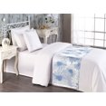 thumbnail image 2 of Floral Bed Runner, Chamomile Petal Pastel Ornament of Daisy Look Gentle Flowers Pattern, Decorative Accent Bedding Scarf for Hotels Homes & Guest Rooms, Twin, Pale Ceil Blue and White, by Ambesonne, 2 of 3