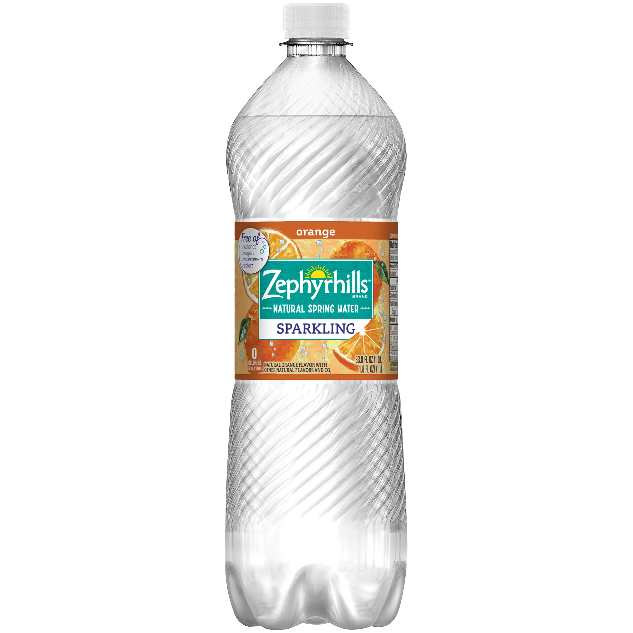 Zephyrhills Orange Sparkling Water, 33.8 Fl. Oz.