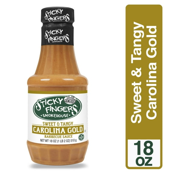 Sticky Fingers® Smokehouse Sweet & Tangy Carolina Gold Barbecue Sauce 18 oz