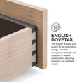 thumbnail image 3 of FOA Werren 5pc Espresso Wood Bed Set - Queen + 2 Nightstands + Dresser + Mirror, 3 of 12