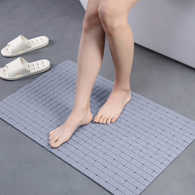 Shower Mats For Inside Shower Non Slip Square Shower Mat With Drain Holes  Anti Slip Stall Floor Mat Bath Mat Soft And Sturdy For - AliExpress