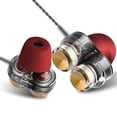 thumbnail image 3 of Twowood auricular QKZ KD7 3.5mm Interfaz Estéreo deportivo Bajo pesado Auriculares en oreja con micrófono, 3 of 7