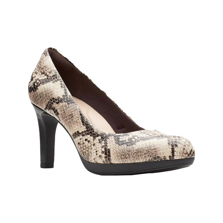 Clarks Women s Adriel Viola Ortholite Dress Pump Heels Taupe Size 10 Walmart