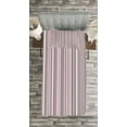 thumbnail image 3 of Ambesonne Geometric Quilted Bedspread Set 2 Pcs, Vertical Line Art, Twin Size, Warm Taupe Pink White, 3 of 3