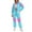 Blue, variant on Ashirexll Outfits for Women, Womens Winter Sets, Fashion Sports Casual Long Sleeve Top and Pants Set with Pockets