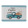 thumbnail image 2 of Felwors Welcome Easter Rabbits Elegant Decorative Doormat, Seasonal Spring Easter Farmhous Holiday Low-Profile Floor Mat Switch Mat For Indoor Outdoor, 2 of 9