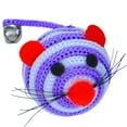 thumbnail image 3 of Cat Mouse Toy Nylon Creative Interactive Cat Rope Ball Pet Chew Toy Cat Bell Toy, 3 of 10