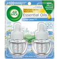 thumbnail image 1 of Airwick Plug In Scented Oil, Crisp Linen, Infussed With Natural Essential Oils, (2x20 ml), 1 of 8