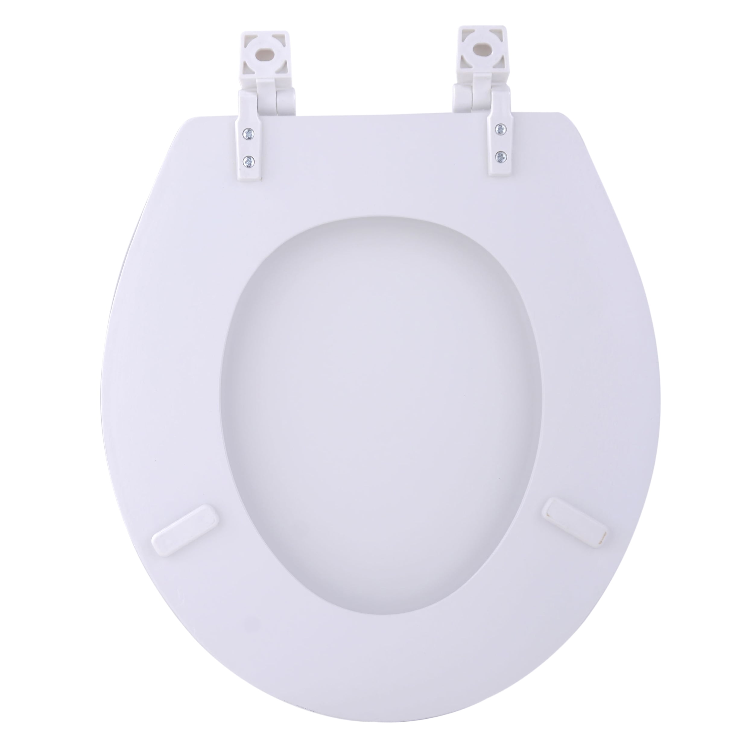 Achim Home Furnishings TOWDSTWH04 17-Inch Fantasia Standard Toilet Seat, Wood White (Not Slow Close)