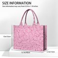 thumbnail image 3 of Large Capacity Tote Bag,Pink Breast Cancer Handbag Fashion Luxury Tote Bag,15.7"x13"x 5.1" Inches,Laptop Compatible, 3 of 6