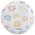 thumbnail image 3 of Seashell Starfish Pattern_1 Round Area Rugs for Bedroom Living Room, 5FT Soft Comfy Indoor Circle Carpets, Carpet Home Decor Floor Mat, 3 of 6