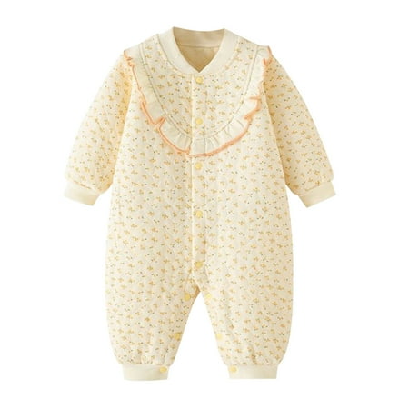 

Newborn Girl Clothes Newborn Baby Clothes Ropa Bebe Crawling suit Onesie Baby Yellow 66
