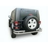 Rampage 86648R Black Rear Tube Bumper Fits select: 2015-2017 JEEP WRANGLER UNLIMITED, 2012-2014 JEEP WRANGLER