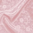 thumbnail image 3 of EP Light Pink Satin Jacquard Fabric - 2 Yard, 60 Inch Wide Shiny Sunflower Pattern Silky Brocade Fabric for Tablecloth, Table Runner, Napkins, Dress, Bedding Sheet, DIY Crafts, 3 of 12