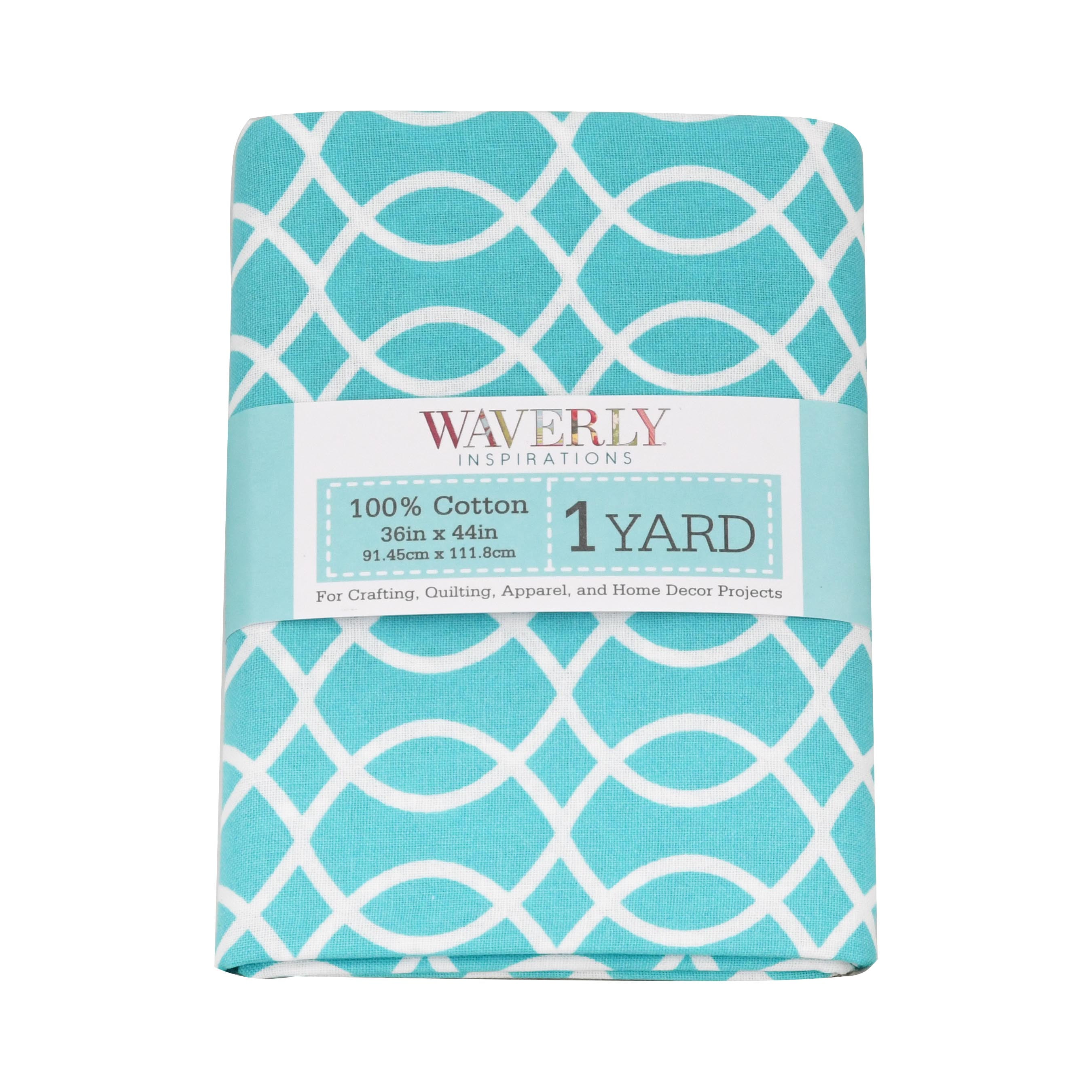 Waverly Inspirations 44' x 1 Yard Cotton Precut Loopy Grotto Color Sewing Fabric, 1 Each