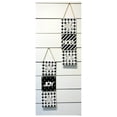 thumbnail image 3 of S/2 Noel & Joy Christmas Wooden Signs Black & White Snowflake Checkered Plaid Holiday Decorations Modern Falala Collection (S/2 Noel & Joy Black & White Signs), 3 of 9