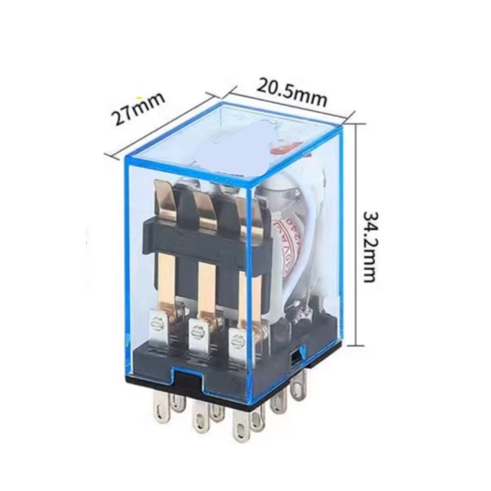 EJYWPSWD 5sets My3nj Hh53p Ac Dc 12v 24v 110v 220v Ac Coil Power Relay General Purpose Mini Relays 11 Pins 5a with Pyf11a Socket Base