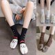 thumbnail image 3 of Calcetines de algodón con punta dividida para mujer, estilo japonés, estilo japonés, dibujos animados lindos para estampado de gato, Color de contraste, chanclas de 2 dedos, sandal, 3 of 5