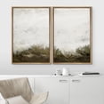thumbnail image 3 of IDEA4WALL Framed Canvas Print Wall Art Set Grunge White Brown Color Field Landscape Abstract Art Decorative Graphic Colorful Nature Artwork for Living Room, Bedroom, Office - 24"x36"x2 Natural, 3 of 5