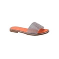 thumbnail image 3 of Women’s Comfortable Open-Toe Slippers and Flat Sandals with Sparkly Diamond Design - Summer Fashion, 3 of 4