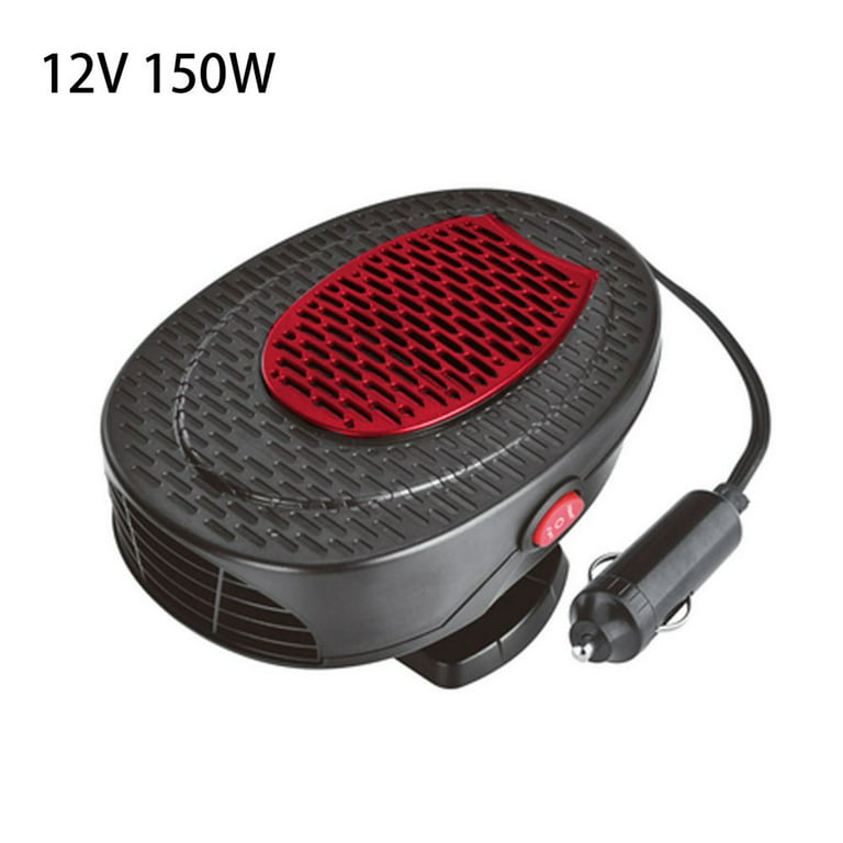 Portable Car Heater, 12V Defroster for Car Windshield, 2 in1 Fast Heating &  Cooling Fan for Windscreen, Car Heater That Plugs into Cigarette Lighter