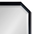 thumbnail image 6 of Kate and Laurel Calter Modern Full Length Framed Octagon Wall Mirror, 17.5 x 49.5, Black, Decorative Glam Geometric Wall Accent, 6 of 8