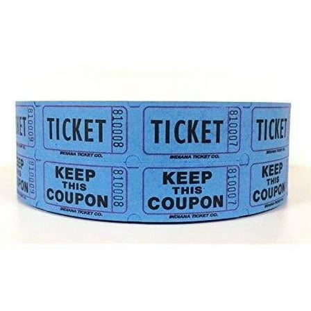 Indiana Ticket Company Raffle Ticket- 1 Random Color  2,000 Double Tickets