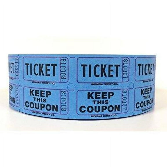 Indiana Ticket Company Raffle Ticket- 1 Random Color  2,000 Double Tickets