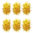 thumbnail image 2 of Guiexla 6 Pcs Cheerleading Pom Poms Elastic Wristband Ponytail Holder Hair Ropes Party Costume Gifts Bulk for Team Celebration Volleyball Game, 2 of 8