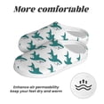 thumbnail image 6 of Lsque Cartoon Shark Pattern Womens Comfort Cotton on Scuff With Memory Foam and Anti-skid Sole Slipper-37/38, 6 of 7