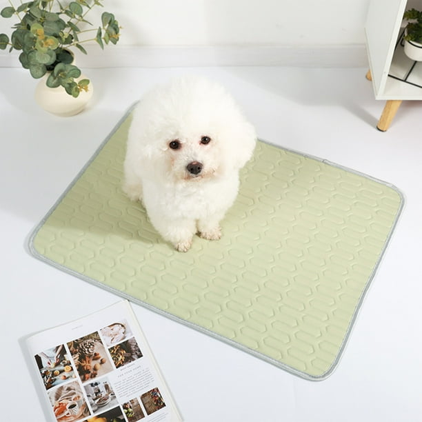 Alfombra de enfriamiento para perros grande | Almohadilla para mascotas auto-refrescante para perros | 27.5x35.4 pulgadas | Paño transpirable | Manta de enfriamiento lavable reutilizable | Viajes