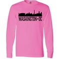 thumbnail image 3 of Inktastic Washington Dc City Skyline Long Sleeve T-Shirt, 3 of 5
