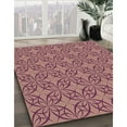 thumbnail image 3 of Ahgly Company Machine Washable Indoor Square Transitional Rogue Pink Area Rugs, 3' Square, 3 of 7