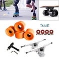 thumbnail image 4 of Piezas s llave de del soporte del puente del reemplazo Naranja plateado shamjiam Ruedas De Camiones De Skate, 4 of 9