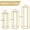 3pcs-set, variant on Metal Plant Stand Hexagon Pedestal for Cake Flower Vase, 3pcs Tall Cylinder Stand for Wedding Party Living Room Patio Decoration
