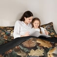 thumbnail image 5 of Feelyou 3D Wildlife Duck Full Size Comforter Sets, Jungle Leaf Branches Bedding Sets, 3pcs, 5 of 8