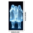 thumbnail image 3 of HOZVOMI Halloween Door Cover Decoration for Festive Seasonal Celebration, Perfect for Halloween Parties and Winter Decor, Easy to Install Tapestry for Indoor or Outdoor Use, 3 of 9