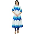 thumbnail image 2 of Bimba Women Rayon Chic Style Designer Long Kurta Kurti Party Wear Clothing, 2 of 4