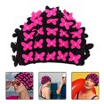 thumbnail image 3 of Shisuyan Swim Cap Pink Long-Lasting Material Girls Swimming Hat 1Set, 3 of 9