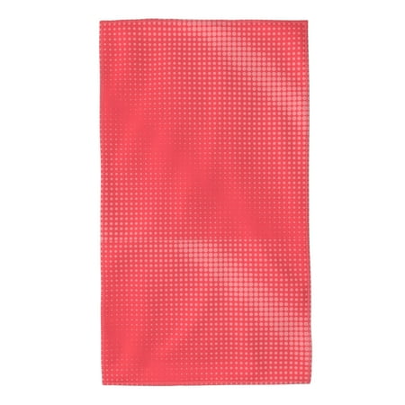 

Home Towels Red Pink Wave Dot Background Absorbent Hanging Hand Towel Small Bath Towel Decorative Kitchen Dish Guest Towel For Spa Gym Hote27.5x16in