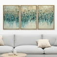 thumbnail image 3 of IDEA4WALL Framed Canvas Print Wall Art Set Blue & Green Pastel Colorful Fragments Abstract Modern Art Bohemian Minimalism Multicolor Wall Decor Relax/Zen Boho Artwork for Rooms - 24"x36"x3 Natural, 3 of 5