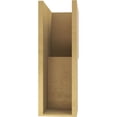 thumbnail image 4 of 8"W x 16"D x 24"H Classic Chapel Hill Rough Cedar Woodgrain TimberThane Corbel, Primed Tan, 4 of 6