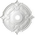 thumbnail image 5 of Ekena Millwork 22"OD x 3 1/2"ID x 1"P Attica Thermoformed PVC Ceiling Medallion (Fits Canopies up to 7 3/4"), Metallic Silver, 5 of 10