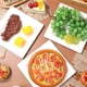 thumbnail image 5 of GOOHOCHY 50 platos desechables cuadrados para servir, platos para fiestas, bandejas de comida para picnic y camping., 5 of 7